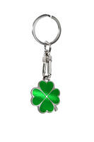 Brelok stalowy - Koniczynka