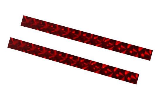 Naklejka na auto - Odblask - soczewka k. czerwony