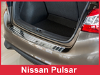 Nakładka na zderzak tylny Nissan Pulsar (Stal)