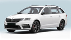 Nakładka na zderzak tylny.do SKODA OCTAVIA III RS KOMBI (czarna)