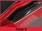 Nakładka na zderzak tylny Tesla model S Carbon+Stal