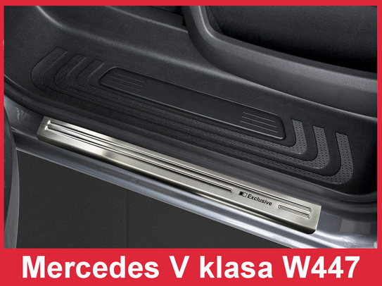 Mercedes V Klasa W447 Nakładki ochronne progowe (2 szt.)
