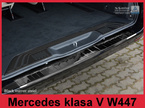 Nakładka na zderzak tylny do Mercedes W447 V klasa (Czarna-Lustro)