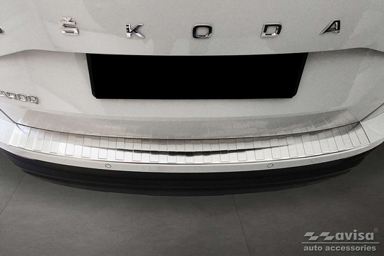 Nakładka na zderzak tylny Skoda Karoq (Stal)