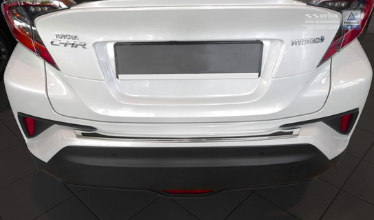 Nakładka na zderzak tylny.do Toyota C-HR Carbon+Stal