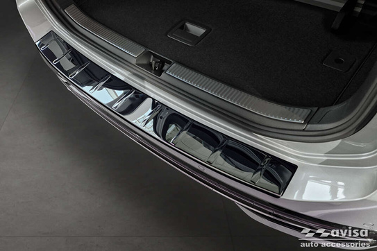 Nakładka na zderzak tylny Volkswagen Passat B9 Kombi (Czarne-lustro)