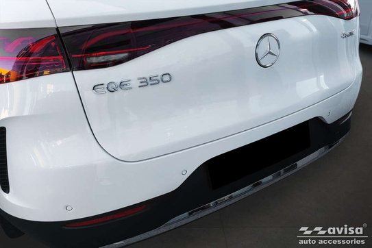 Nakładka na zderzak tylny do Mercedes EQE SUV (Carbon Fiber)
