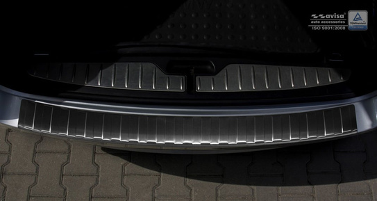 Nakładka na zderzak tylny do BMW 5 F11 Touring (Czarna)