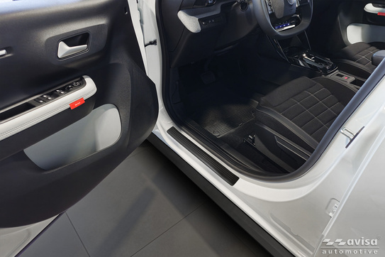Nakładki progowe do Citroen C3 IV (Czarny mat)