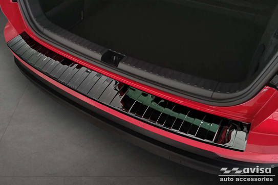 Nakładka na zderzak tylny Skoda Karoq (Czarne-lustro)