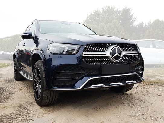 Nakładka na zderzak tylny do Mercedes GLE 2 W167 (czarna)