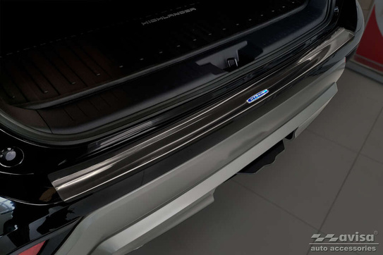 Nakładka na zderzak tylny do TOYOTA HIGHLANDER IV (Stal)