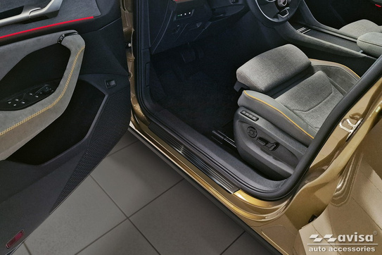 Nakładki progowe do Skoda Kodiaq 2 (Czarne)