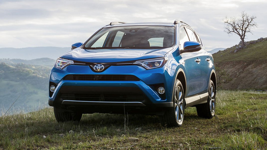 Czarne Nakładki ochronne progowe (4 szt.) Toyota Rav 4