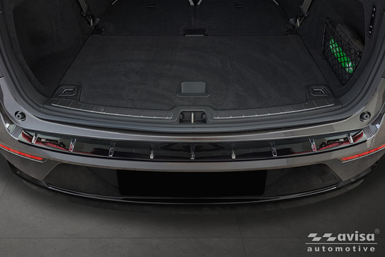 Nakładka na zderzak tylny do Volvo EX90 (Czarne lustro)