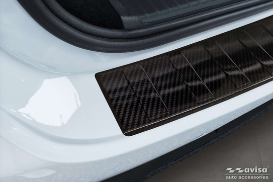 Nakładka na zderzak tylny do Mercedes EQE SUV (Carbon Fiber)