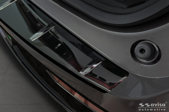 Nakładka na zderzak tylny do Volvo EX90 (Czarne lustro)