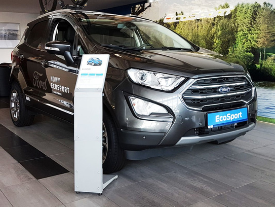 Nakładka na zderzak tylny do Ford Ecosport 2 FL (Czarna)