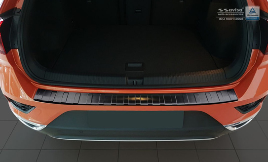 Nakładka na zderzak tylny Volkswagen T-Roc (Czarna)