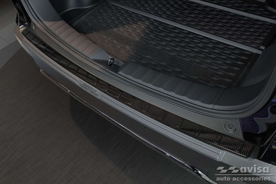 Nakładka na zderzak tylny do Toyota Corolla Cross (Carbon)