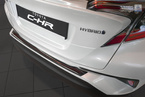 Nakładka na zderzak tylny do Toyota CH-R Carbon+Stal