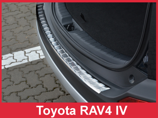 TOYOTA RAV4 4 Nakładka (listwa) ochronna na zderzak tylny