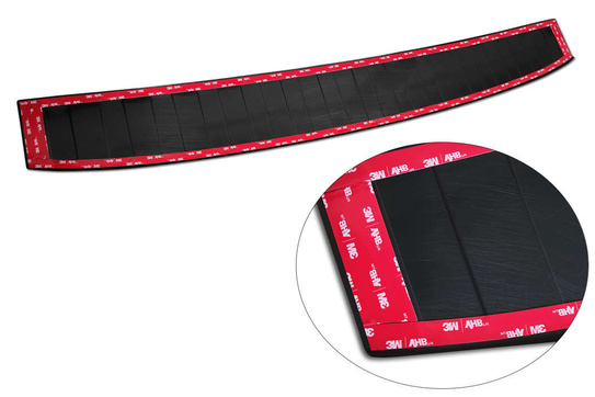 Nakładka na zderzak tylny do FIAT 500 L (Czarna)