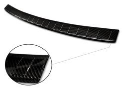 Nakładka na zderzak tylny do Ford Focus 4 Hatchback (Carbon Fiber)