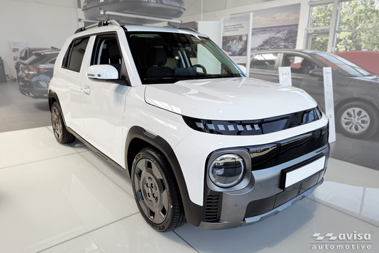 Nakładka na zderzak tylny do Hyundai Inster (Srebrny mat)