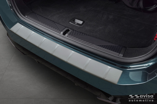 Nakładka na zderzak tylny BMW 5 G61 Touring / M-Pakiet  (Srebrny mat)