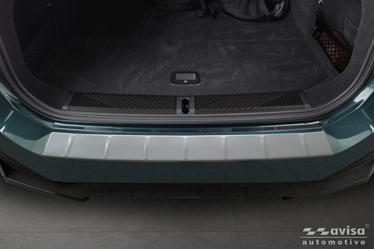 Nakładka na zderzak tylny BMW 5 G61 Touring / M-Pakiet  (Srebrny mat)
