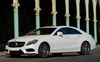 Nakładka na zderzak tylny do Mercedes klasa CLS C218 Carbon (czarny)