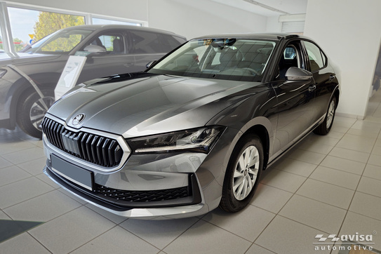 Nakładka na zderzak tylny Skoda Superb 4 Liftback (Czarny Mat)