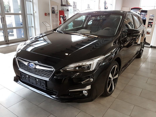Nakładki na progi do Subaru Impreza 5  (Stal czarna 4 szt.)