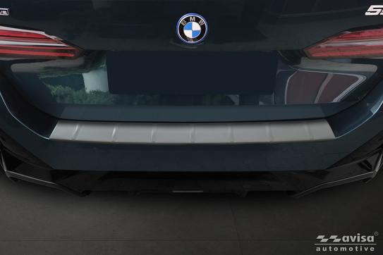 Nakładka na zderzak tylny BMW 5 G61 Touring / M-Pakiet  (Srebrny mat)
