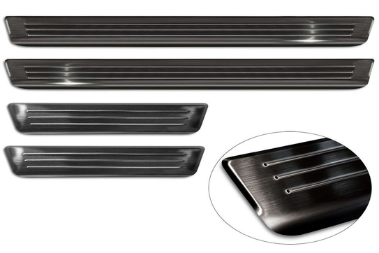 Nakładki progowe do Volkswagen Tiguan 3 (Czarne)