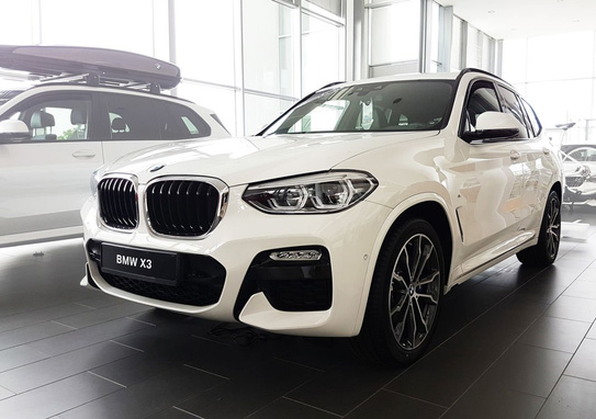  Nakładka na zderzak tylny do BMW X3 G01 Carbon Fiber + Stal