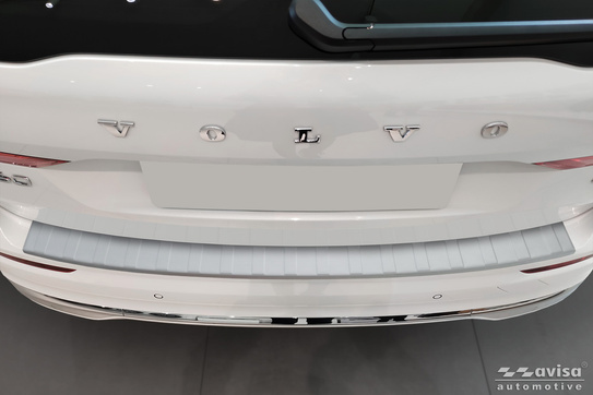 Nakładka na zderzak tylny do Volvo XC60 II (Srebrny mat)