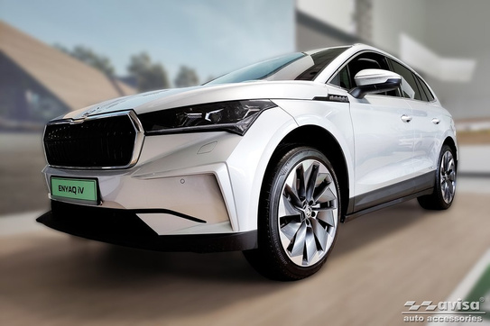 Nakładka na zderzak tylny Skoda Enyaq iV (Czarna) 