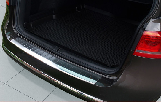  Zestaw (Nakładka na zderzak tylny + nakładki progowe) do Volkswagen Passat B7 Kombi