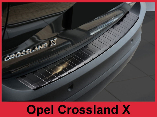 Nakładka na zderzak tylny Opel Crossland X (Czarna)