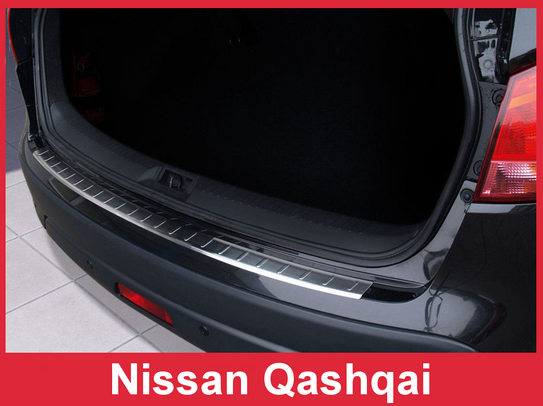 Nakładka na zderzak tylny do Nissan Qashqai (Stal)