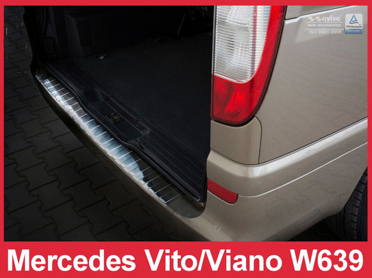 Mercedes W639 Vito/Viano Nakładka (listwa) ochronna na zderzak tylny