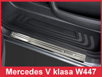 Mercedes V Klasa W447 Nakładki ochronne progowe (2 szt.)