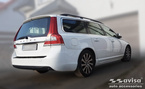 Nakładka na zderzak tylny do Volvo V70 3 FL (Czarna-Lustro)