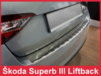 Nakładka na zderzak tylny SKODA SUPERB 3 LIFTBACK (Stal)