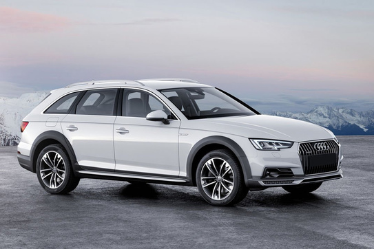 Nakładka na zderzak tylny do AUDI A4 B9 Allroad (Czarna) 