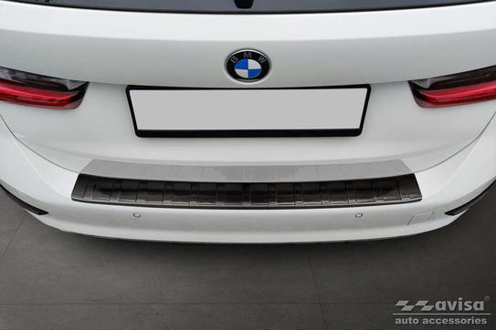 Nakładka na zderzak tylny do BMW 3 VII G21 Kombi (Czarna)