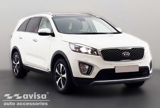 Nakładka na zderzak tylny do KIA SORENTO 3 (Carbon Fiber)