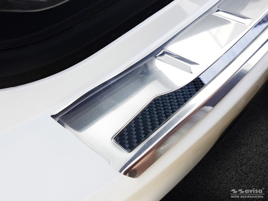 Nakładka na zderzak tylny do BMW serii 5 G31 Touring Carbon Fiber